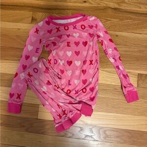 Little Sleepeus Pink Heart Pajamas